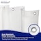 Kenney Mfg Microban Protected Heavyweight PEVA Shower Liner, 70in W x 72in H, Clear MB61168 - alternate 5